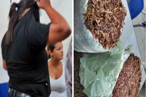 Polícia prende mulheres portando 3 kg de maconha no litoral
