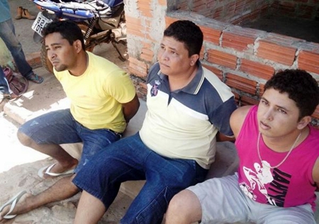 Três homens são presos em Campo Maior acusados de homicídio em Fortaleza