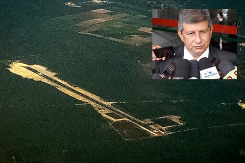 Governador Zé Filho constrói aeroporto clandestino em sua fazenda