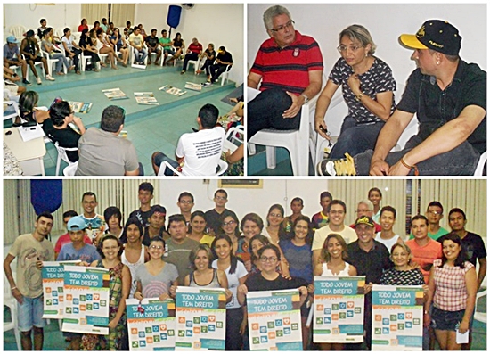 Jovens de Esperantina participaram de encontro com representante da COJUV