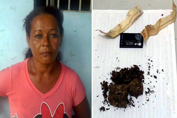 Mulher é presa ao tentar entrar no presídio de Esperantina com drogas e celular nas partes íntimas