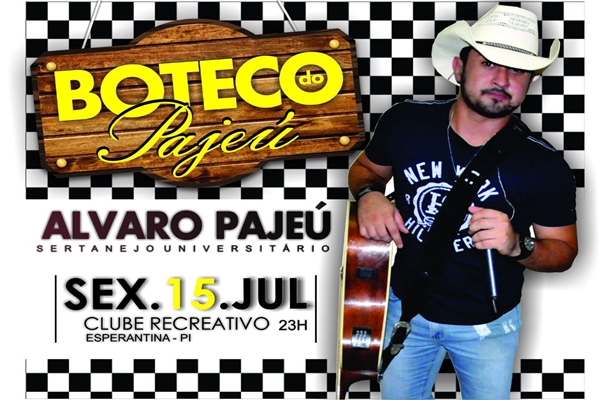 HOJE tem Boteco do Pajeú no Clube Recreativo