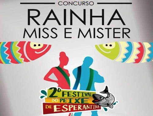 Aberta as inscrições para o Concurso Rainha, Miss e Mister Esperantina