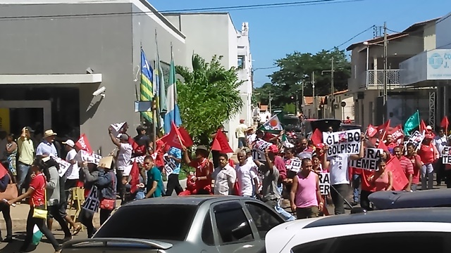 Entidades Sindicais promovem manifesto em Esperantina