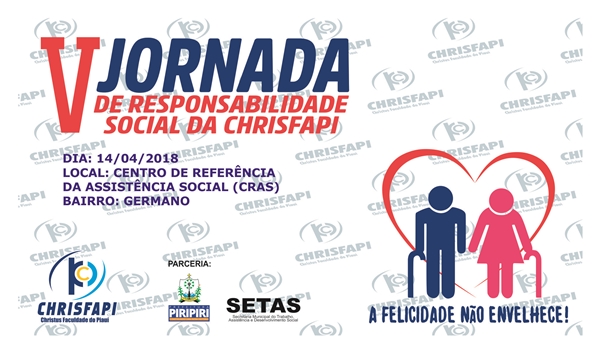 Participe da V Jornada de Responsabilidade Social da Faculdade Chrisfapi