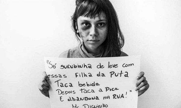 Exposição mostra como mulheres são retratadas em letras de funk