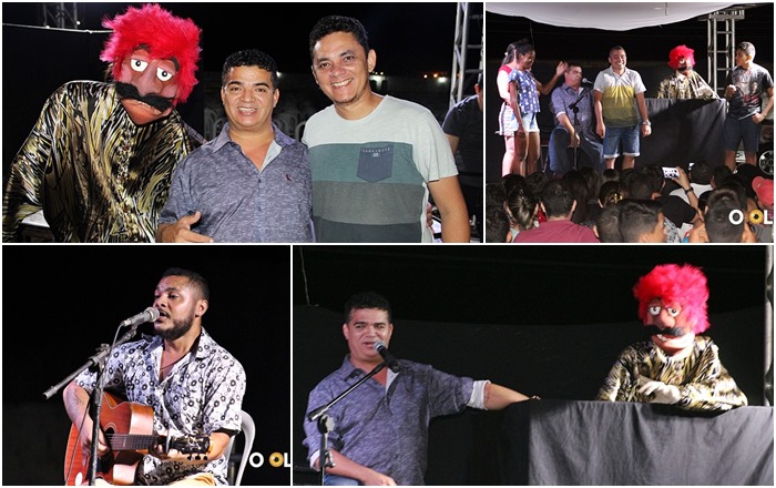 Cobertura do show de humor do Hiran Delmar em Esperantina