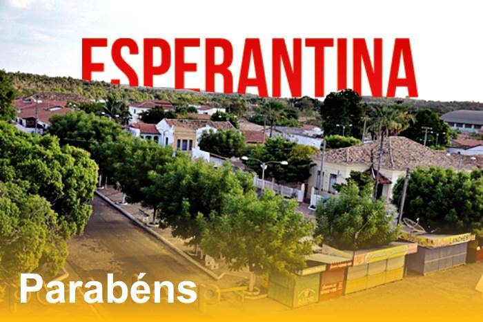 Parabéns ESPERANTINA pelos seus 98 anos