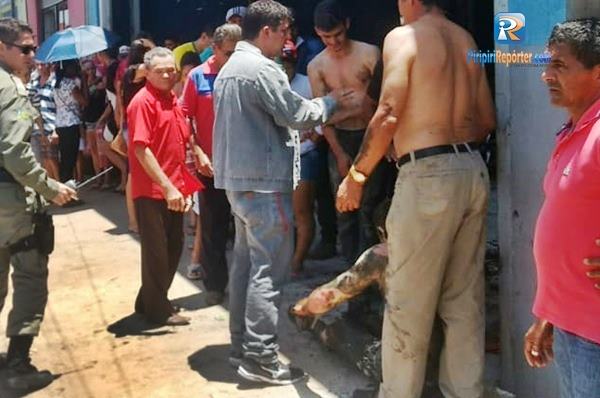 Mecânico tem corpo queimado após explosão em Piripiri