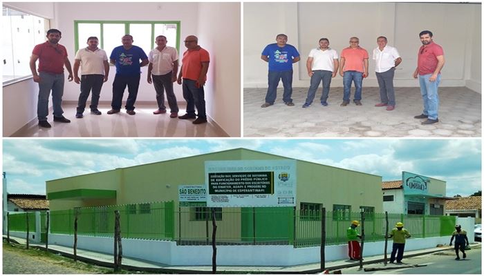 Presidente da Câmara visitou prédio que abrigará órgãos do Estado em Esperantina