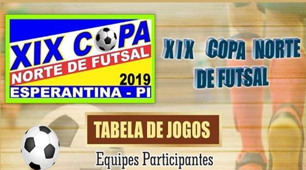 Jogos da abertura da XIX Copa Norte de Futsal