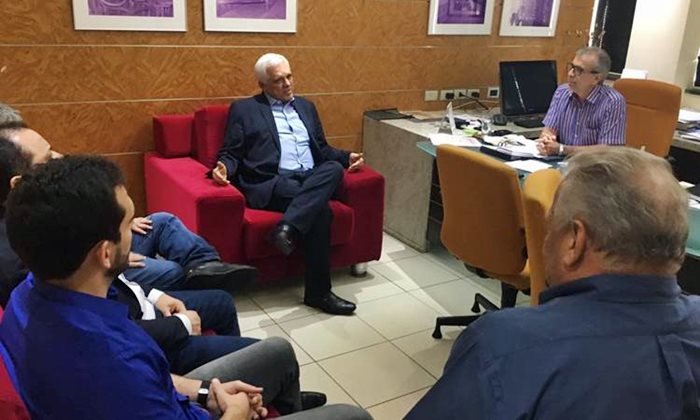 Themístocles Filho tem encontro com João Vicente Claudino