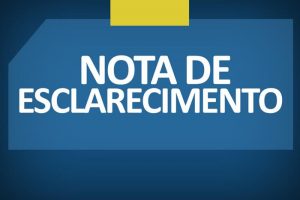 NOTA DE ESCLARECIMENTO