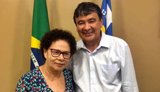 Regina Sousa e Wellington Dias