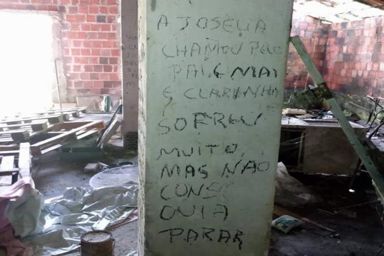 Homem que matou piauiense e as duas filhas detalhou agonia das vítimas escrevendo em colunas