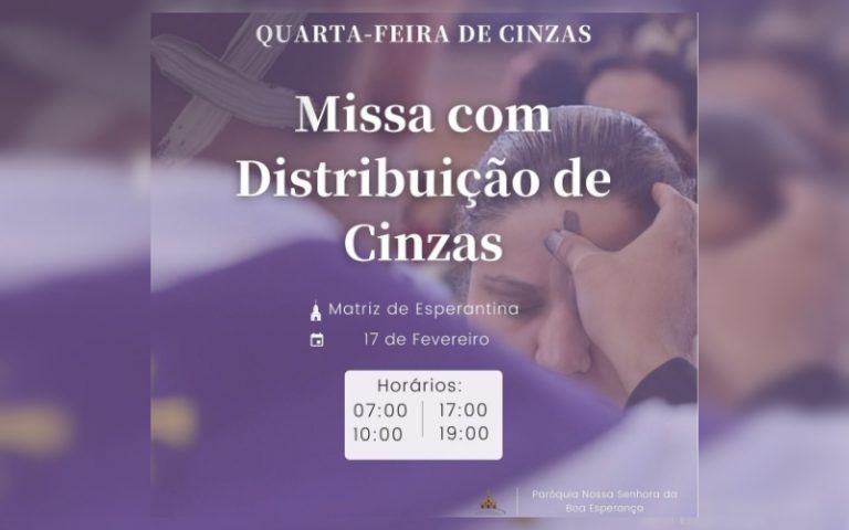 missa de quarta feira de cinzas