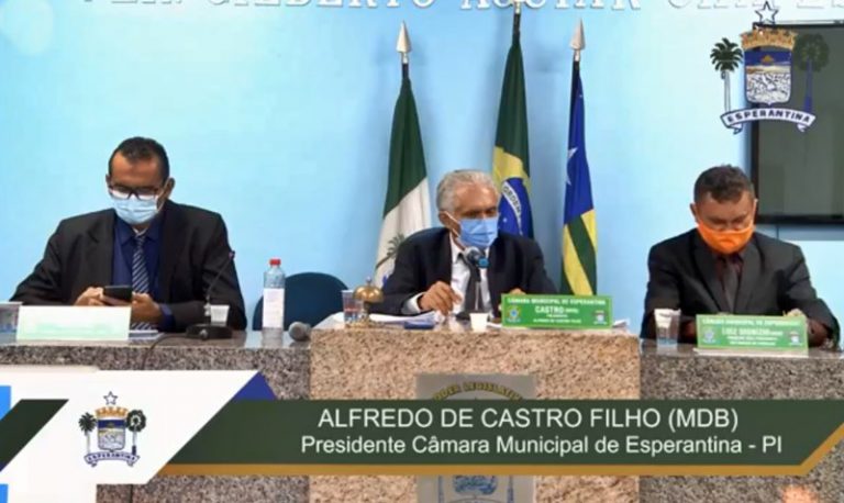 Sessão na Câmara