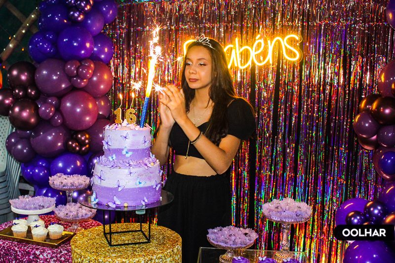 Cobertura do aniversário de 16 anos de Renara Evellyn