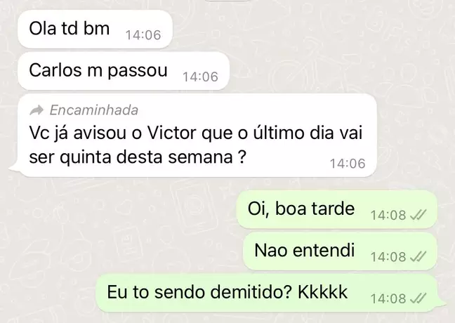 DEMISSÃO