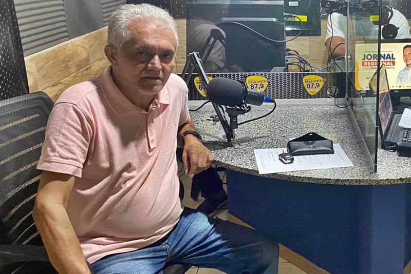 Presidente da Câmara de Esperantina concede entrevista a rádio Bela Vista FM