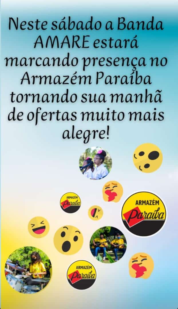 Banda AMARE vai animar a manhã de sábado no Armazém Paraíba
