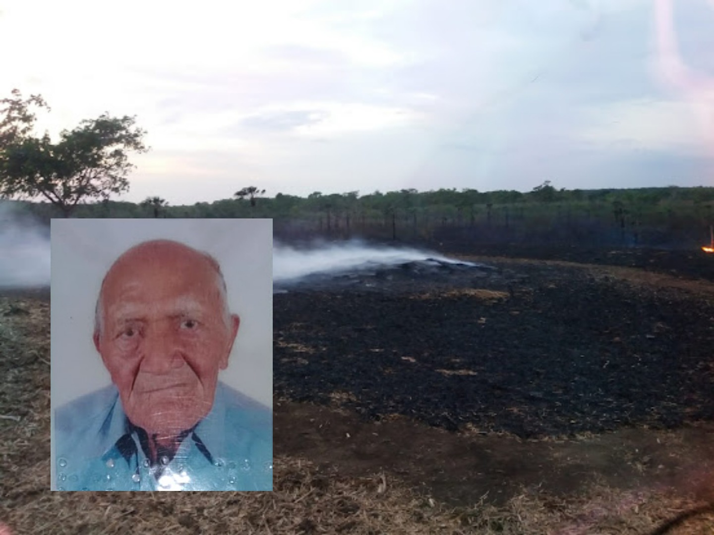 Joaquim Pires – Idoso morre carbonizado ao atear fogo em terreno