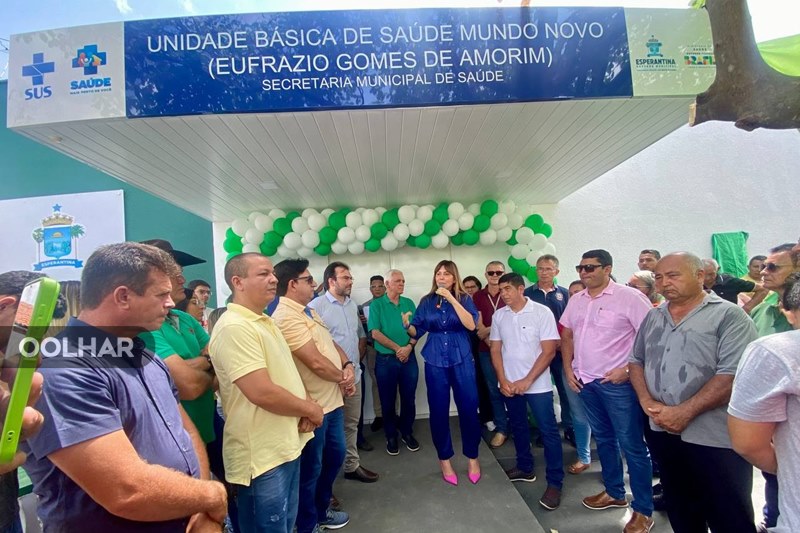 Câmara Municipal participa da inauguração da UBS na comunidade Mundo Novo dos Amorins