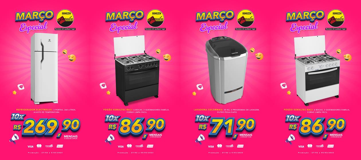 Março Especial no Armazém Paraíba Esperantina