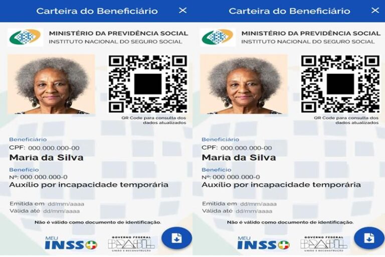 carteira do beneficiário