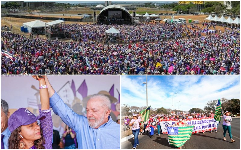 Caravana de Esperantina esteve na 7ª Marcha das Margaridas de 2023