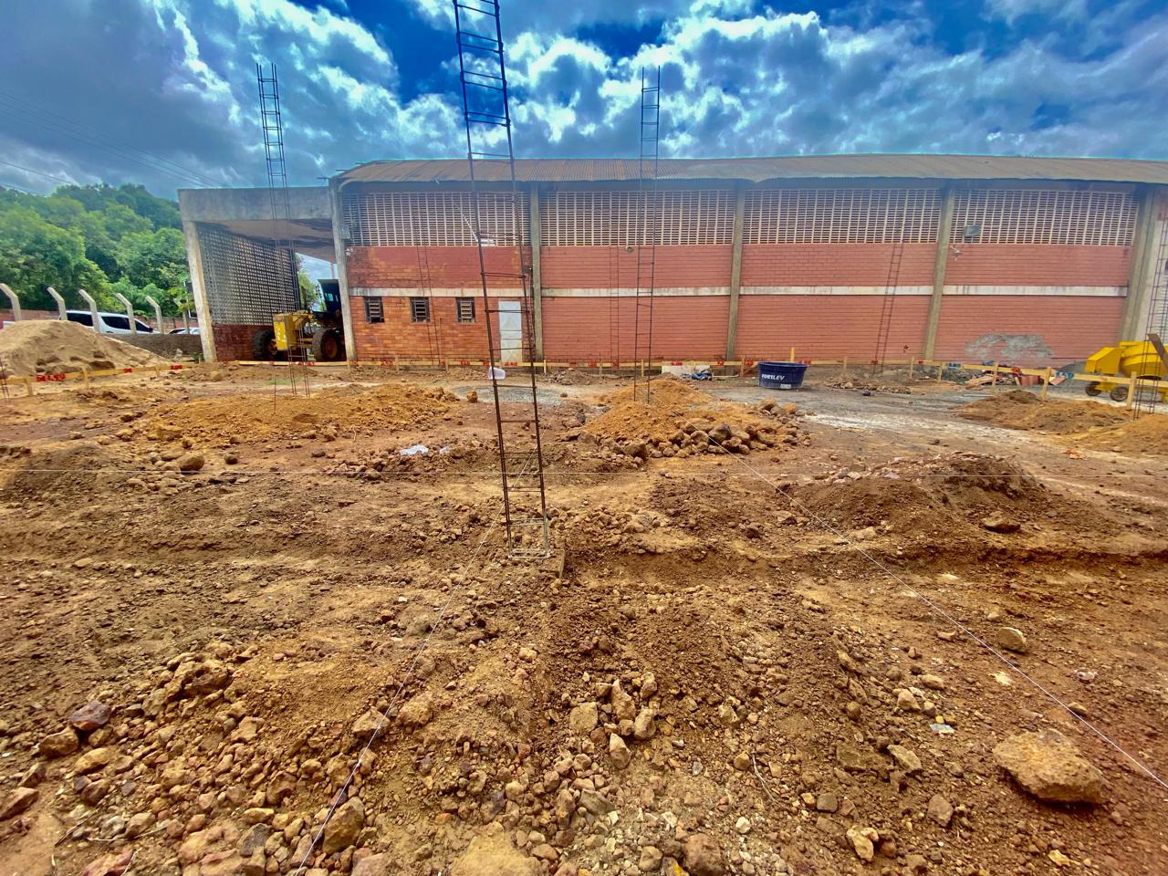 Iniciada a obra para construção da sede do Corpo de Bombeiros de Esperantina