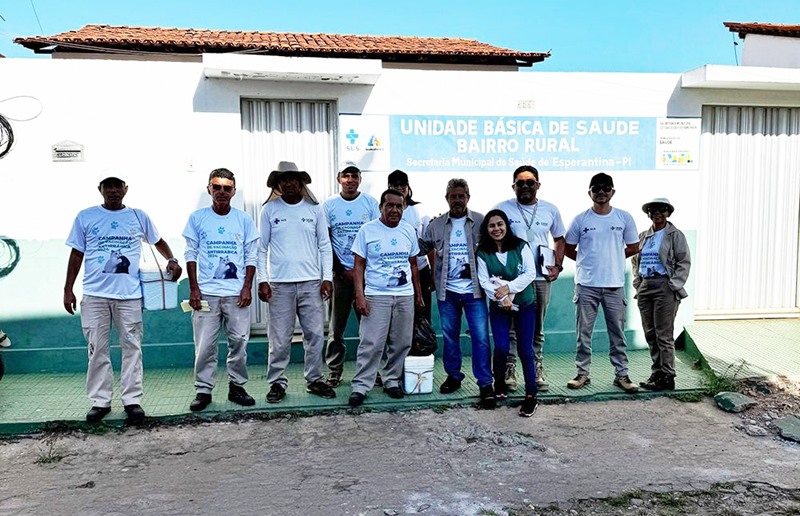 Campanha de Vacinação Antirrábica percorre bairros e áreas rurais em Esperantina
