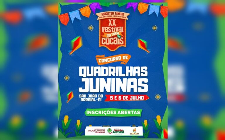 inscrições de quadrilha