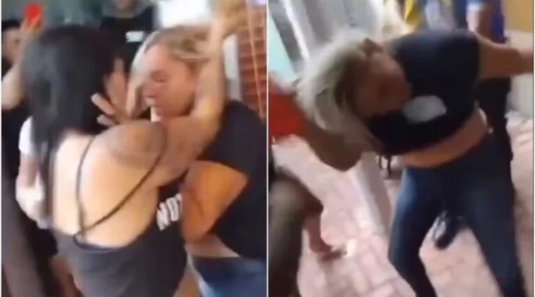 mãe agredida