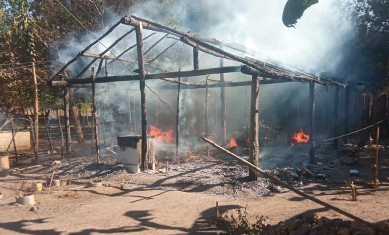 Homem põe fogo na própria casa após discussão com enteado