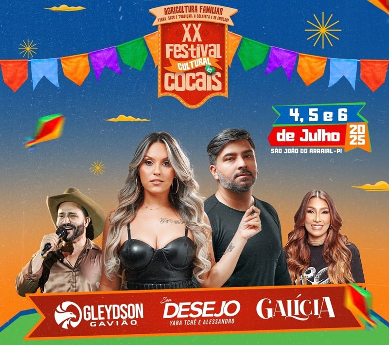 Tudo pronto para o melhor Festival Cultural dos Cocais