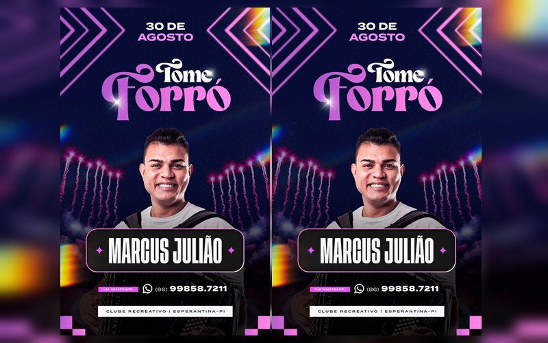Primeira atração confirmada da 2ª edição do Tome Forró