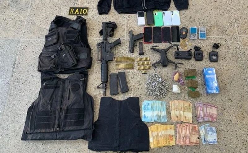 Piauienses são presos no Ceará com armas, drogas e contrabando