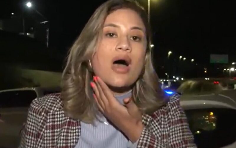 Repórter da Record é agredida com soco por PM durante cobertura