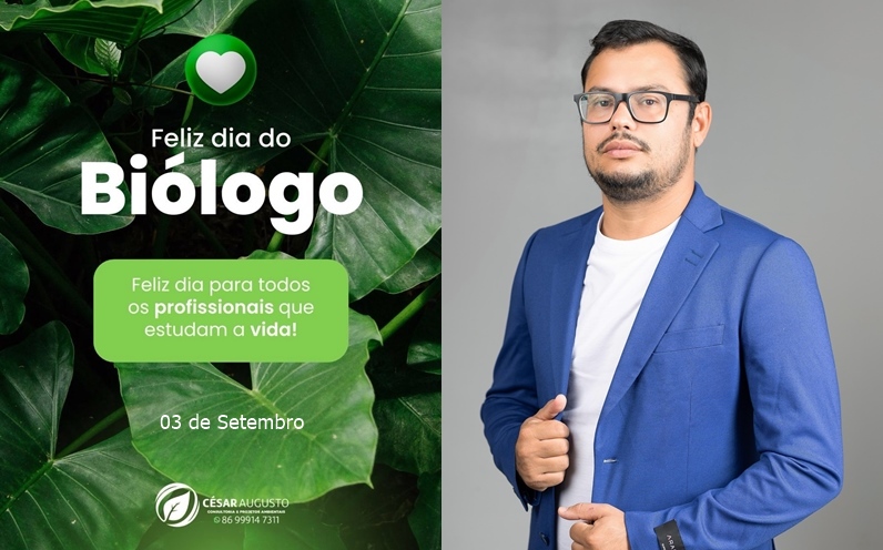Dia 03 de Setembro é comemorado o Dia do Biólogo