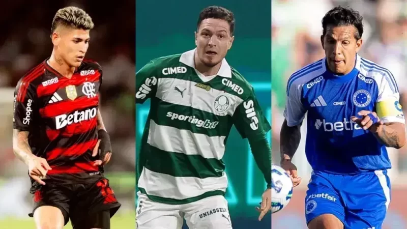 A 4 rodadas do fim, veja chances de título de Flamengo, Palmeiras e Cruzeiro na Série A