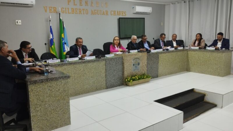 Sessão Ordinária da Câmara de Vereadores de Esperantina da última sexta