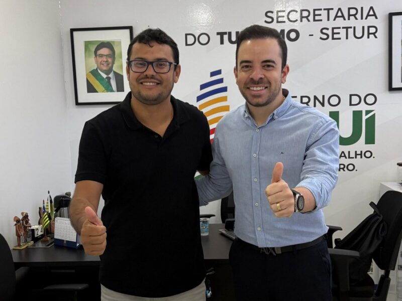 César Augusto participa de audiência com novo Secretário de Turismo do Piauí